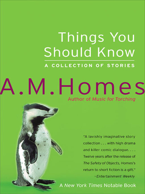 Title details for Things You Should Know by A. M. Homes - Available